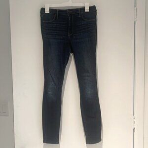 Hollister Dark Blue High-Rise Jean Leggings Size 9 R Juniors